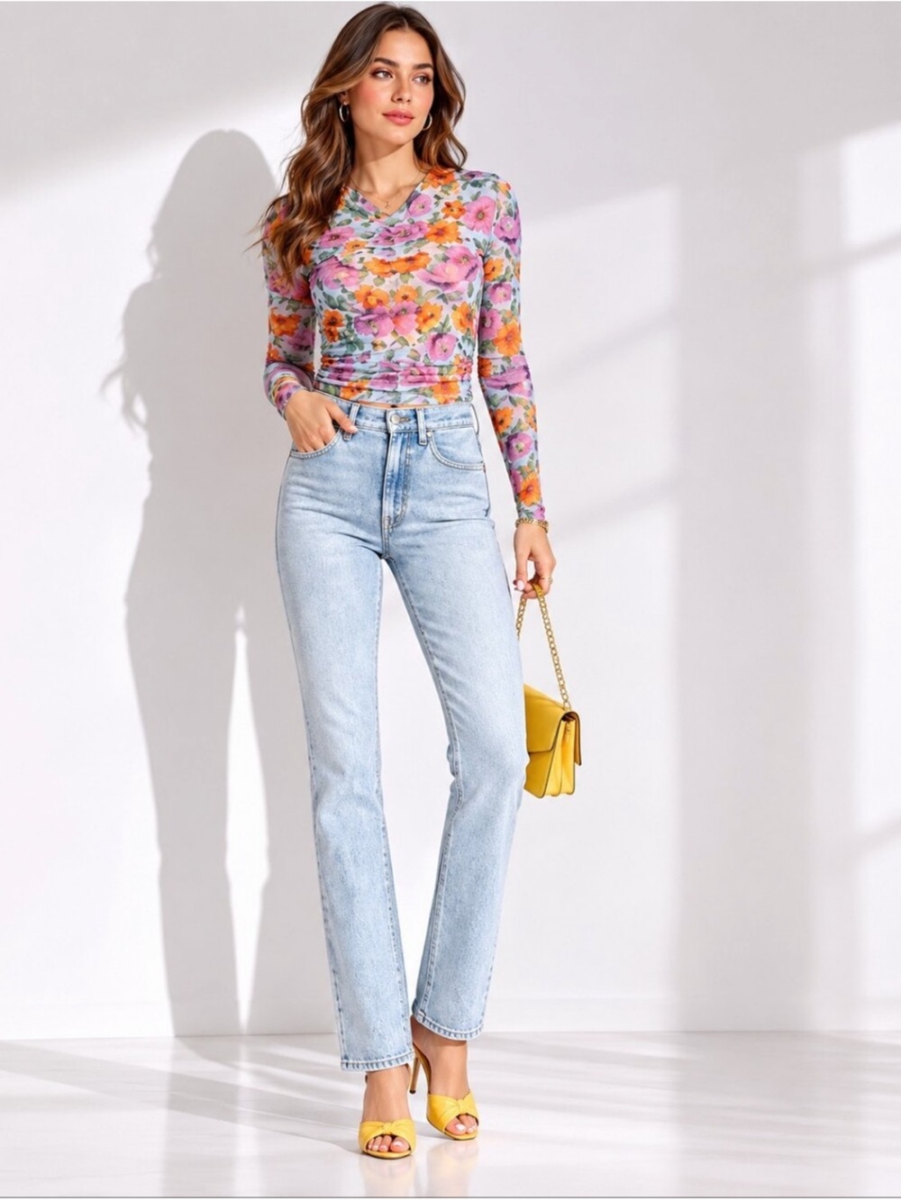 Veronica Beard Jeans Alenah Slim Straight High Rise Washed Denim Casual 27